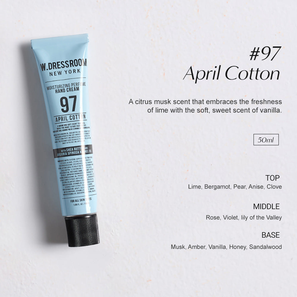 Moisturizing Perfume Hand Cream No.97 April Cotton (1.69 fl oz)