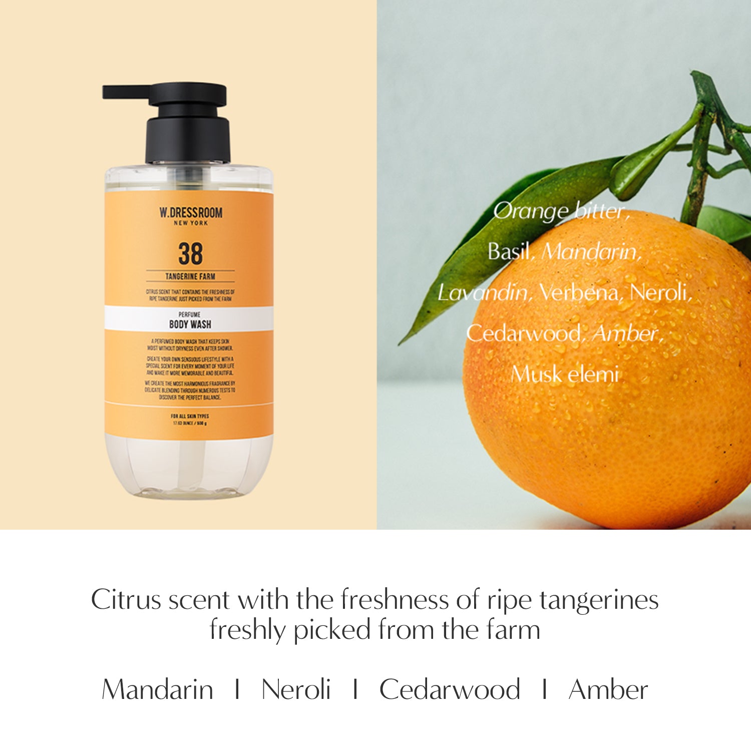 Perfume Body Wash No.38 Tangerine Farm (16.9 fl oz)