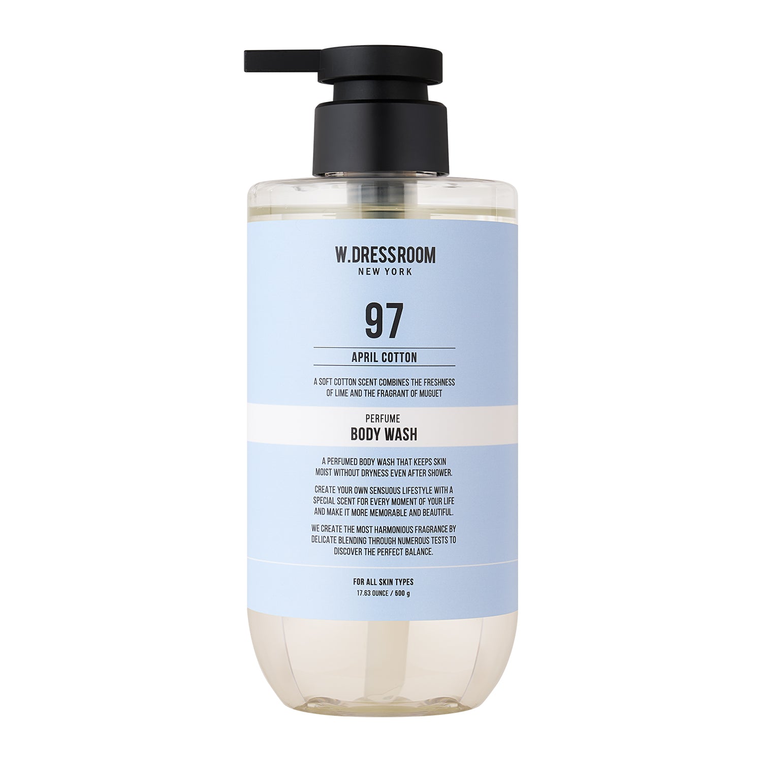 Perfume Body Wash No.97 April Cotton (16.9 fl oz) – W.DressroomUSA