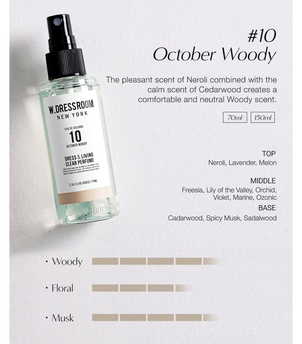Dress Perfume No.10 October Woody