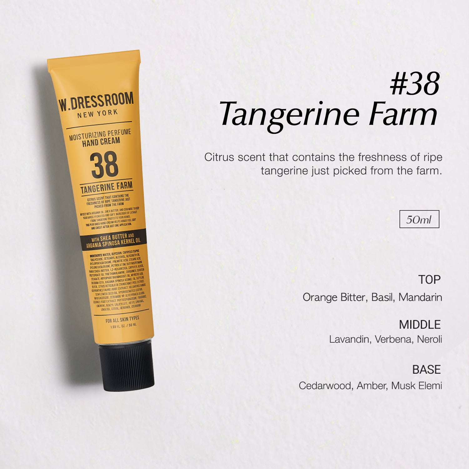 Moisturizing Perfume Hand Cream No.38 Tangerine Farm (1.69 fl oz)