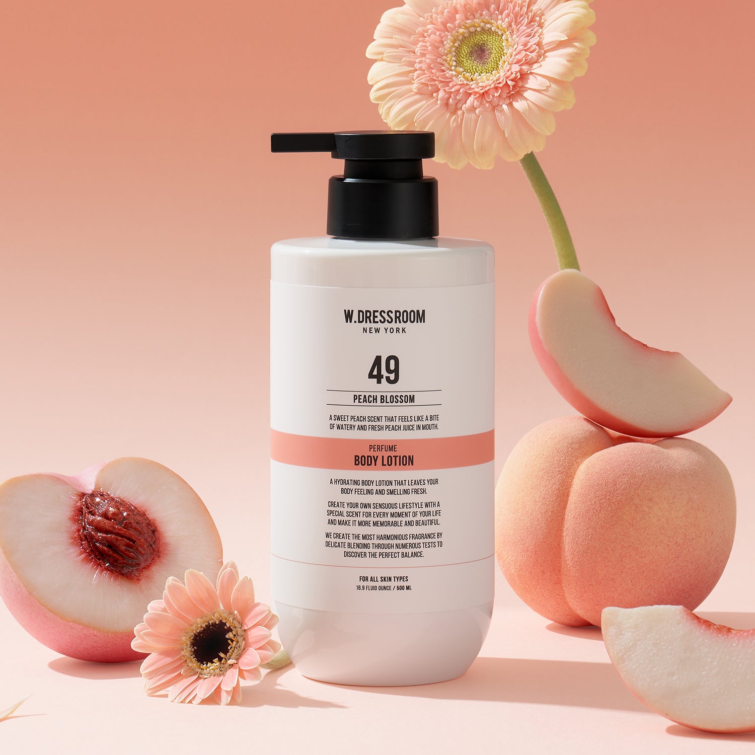 化粧水・ローション・トナー Beauty goes on FOAM WASHING LOTION CREAM Perfume Body Lotion No.49 Peach Blossom (16.9 fl oz) – W.DressroomUSA
