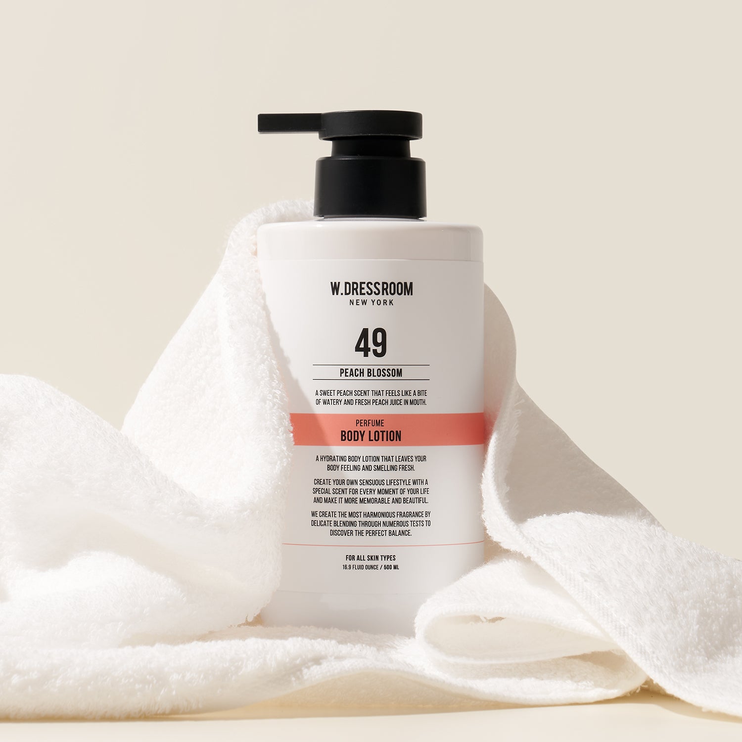 Perfume Body Lotion No.49 Peach Blossom (16.9 fl oz) – W.DressroomUSA