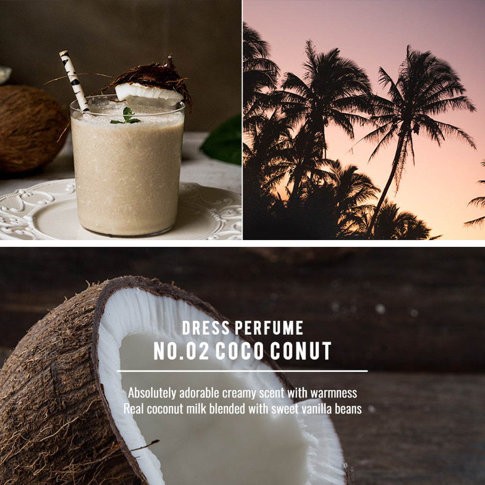 coconut palm creamy coconut perfume Wdressroom Dress Perfume No.02 Coco Conut | K-Beauty