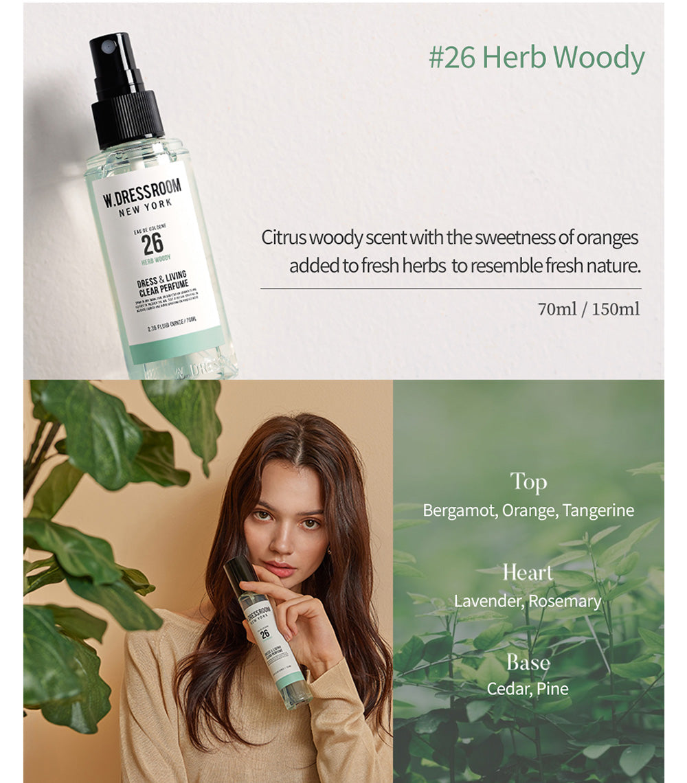 Dress Perfume No.26 Herb Woody – W.DressroomUSA